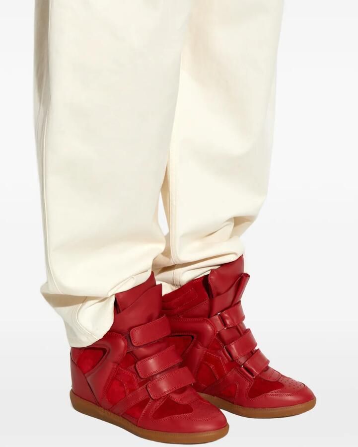 ISABEL MARANT Bekett Ring suède sneakers Rood - Foto 2