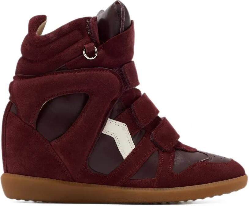 ISABEL MARANT Bekett sneakers met klittenband Rood