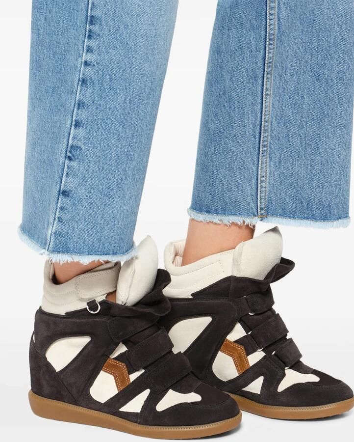 ISABEL MARANT Bekett sneakers met klittenband Zwart - Foto 2