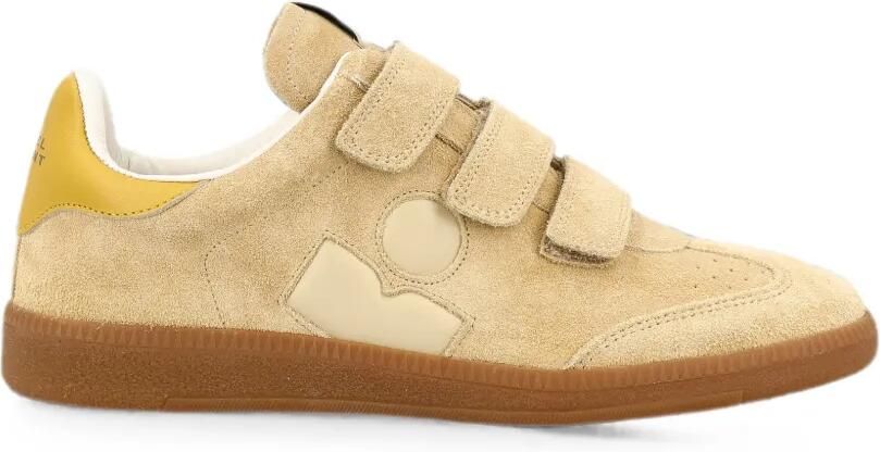 ISABEL MARANT Beth sneakers met klittenband Beige
