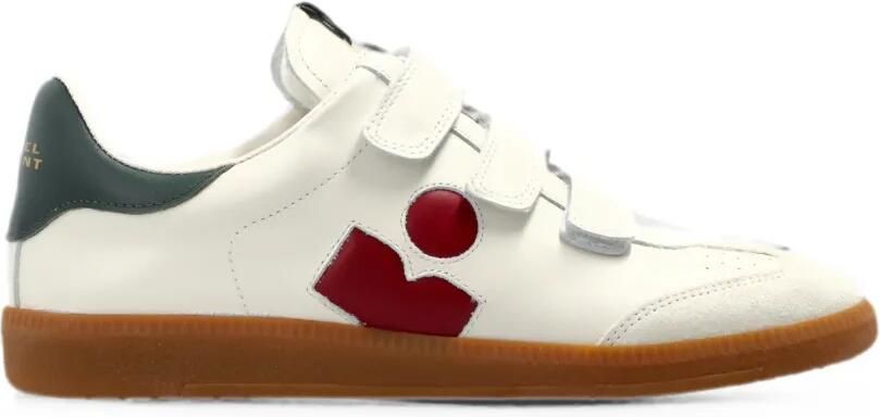 ISABEL MARANT Beth sneakers met klittenband Beige