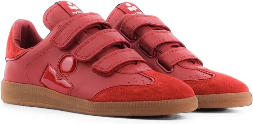 ISABEL MARANT Beth sneakers met klittenband Rood - Foto 5