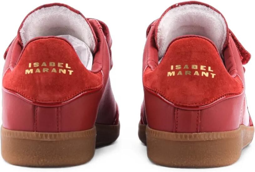 ISABEL MARANT Beth sneakers met klittenband Rood - Foto 3