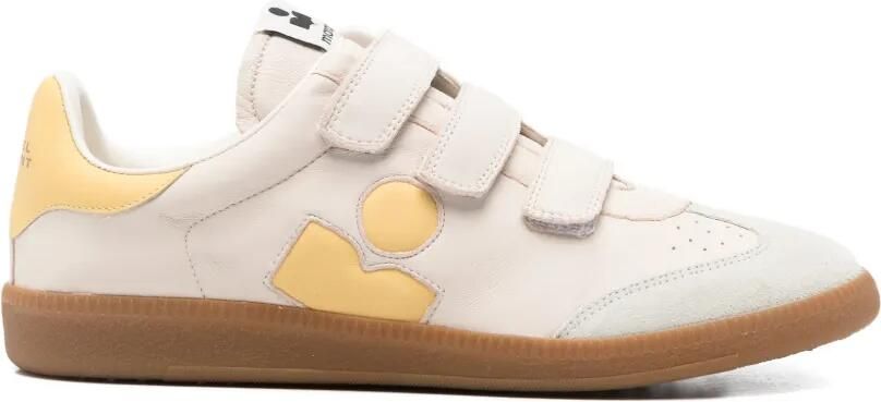 ISABEL MARANT Beth sneakers met logo Beige