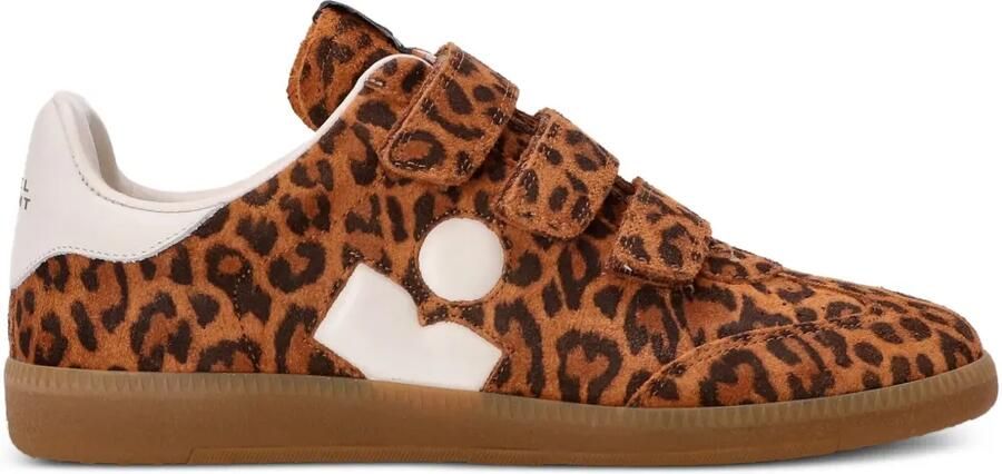 ISABEL MARANT Beth sneakers met luipaardprint Oranje