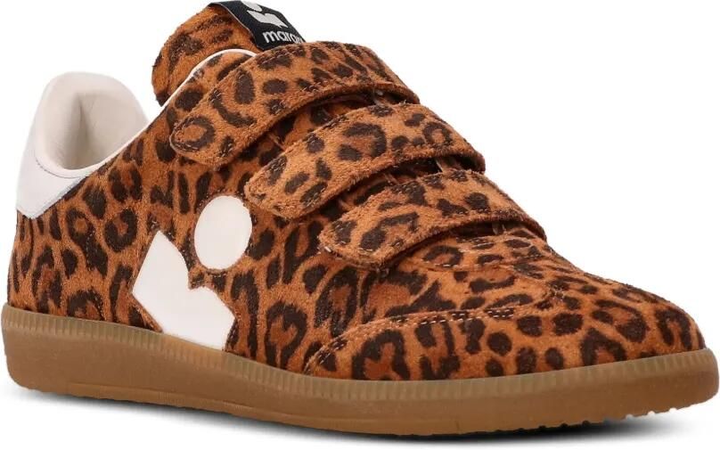 ISABEL MARANT Beth sneakers met luipaardprint Oranje - Foto 4