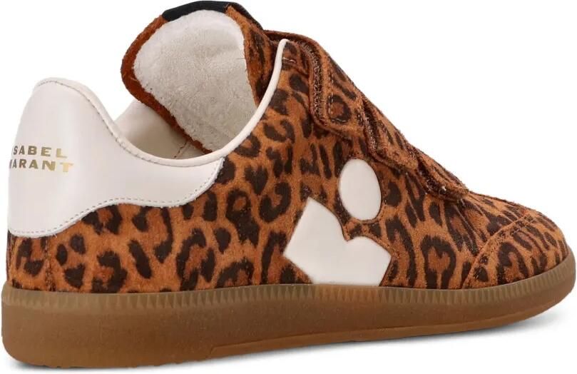 ISABEL MARANT Beth sneakers met luipaardprint Oranje - Foto 3