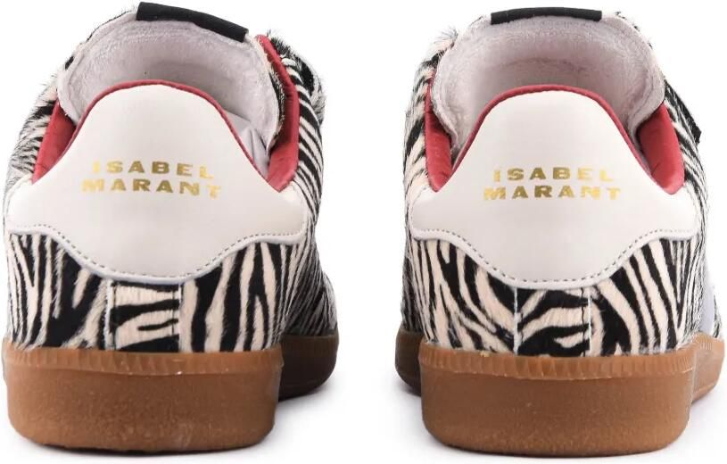 ISABEL MARANT Beth sneakers met zebra-patroon Wit - Foto 2