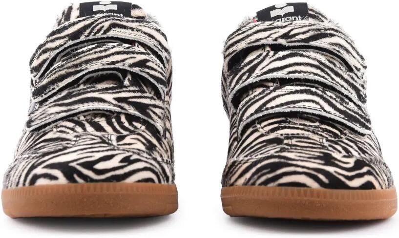 ISABEL MARANT Beth sneakers met zebra-patroon Wit - Foto 3