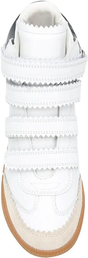 ISABEL MARANT Bilsy leren high-top sneakers Wit