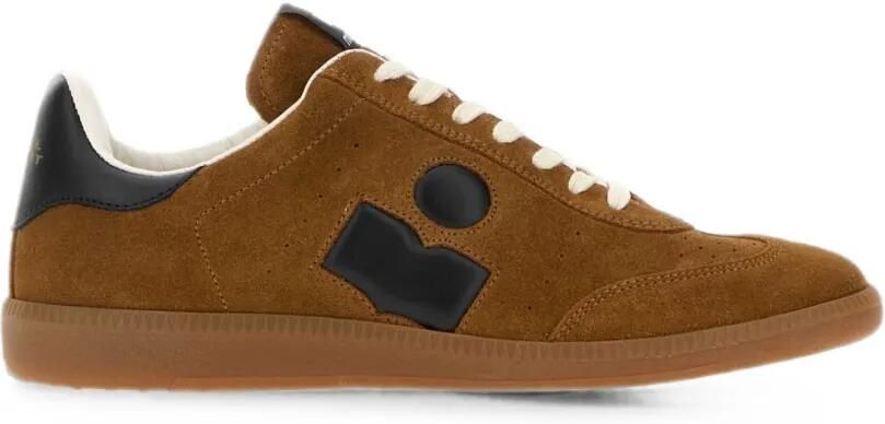 ISABEL MARANT Bryce sneakers met logo-patch Bruin