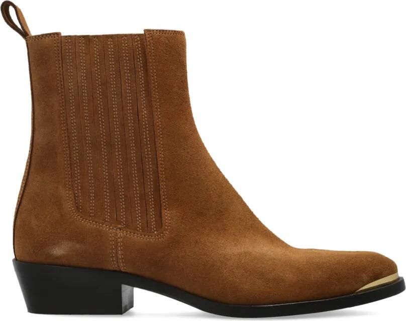 ISABEL MARANT Delano enkellaarzen Bruin