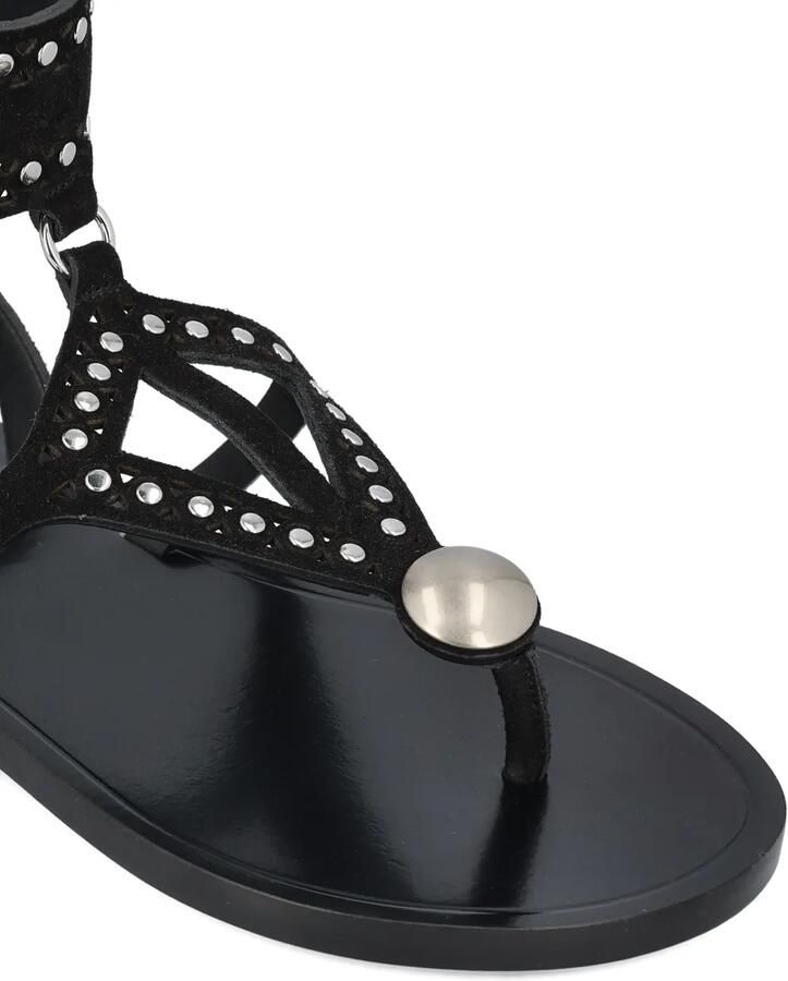 ISABEL MARANT Edil leren sandalen met studs Zwart - Foto 2