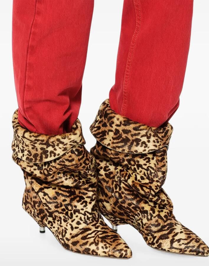 ISABEL MARANT Edrik enkellaarzen Bruin - Foto 3