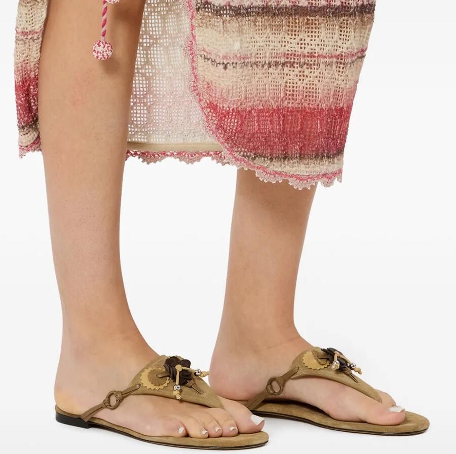 ISABEL MARANT Elato suède sandalen Bruin