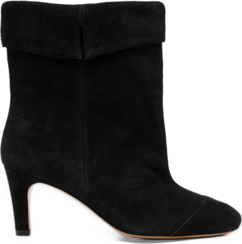 ISABEL MARANT Eldra fold-over ankle boots Zwart