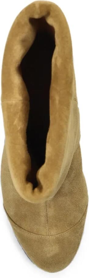 ISABEL MARANT Eldra suède enkellaarzen Beige - Foto 5