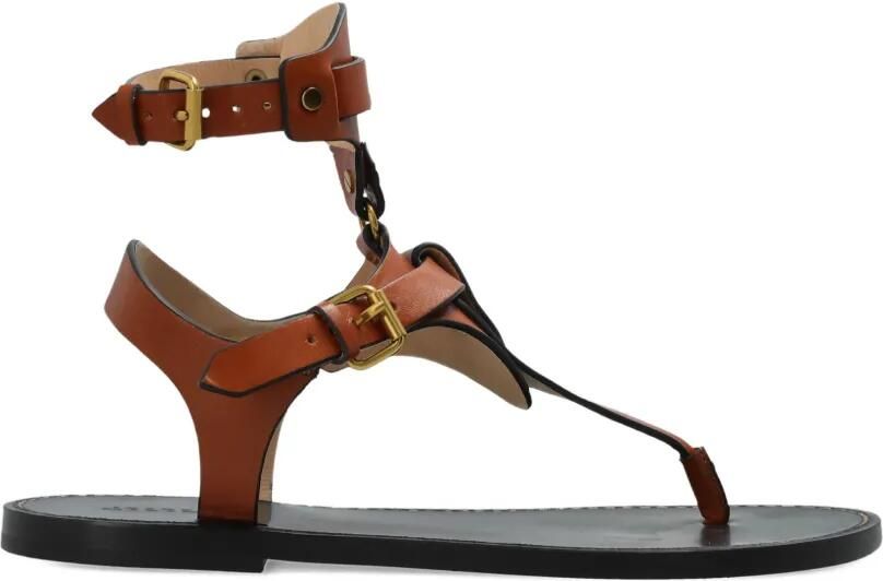 ISABEL MARANT Eveena sandalen met bandje Bruin