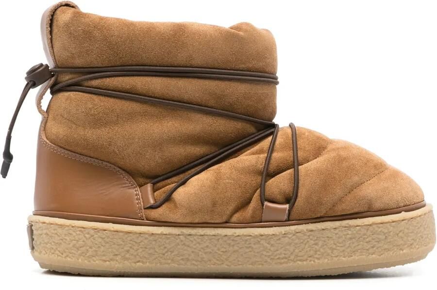 ISABEL MARANT Heta suède enkellaarzen Zwart