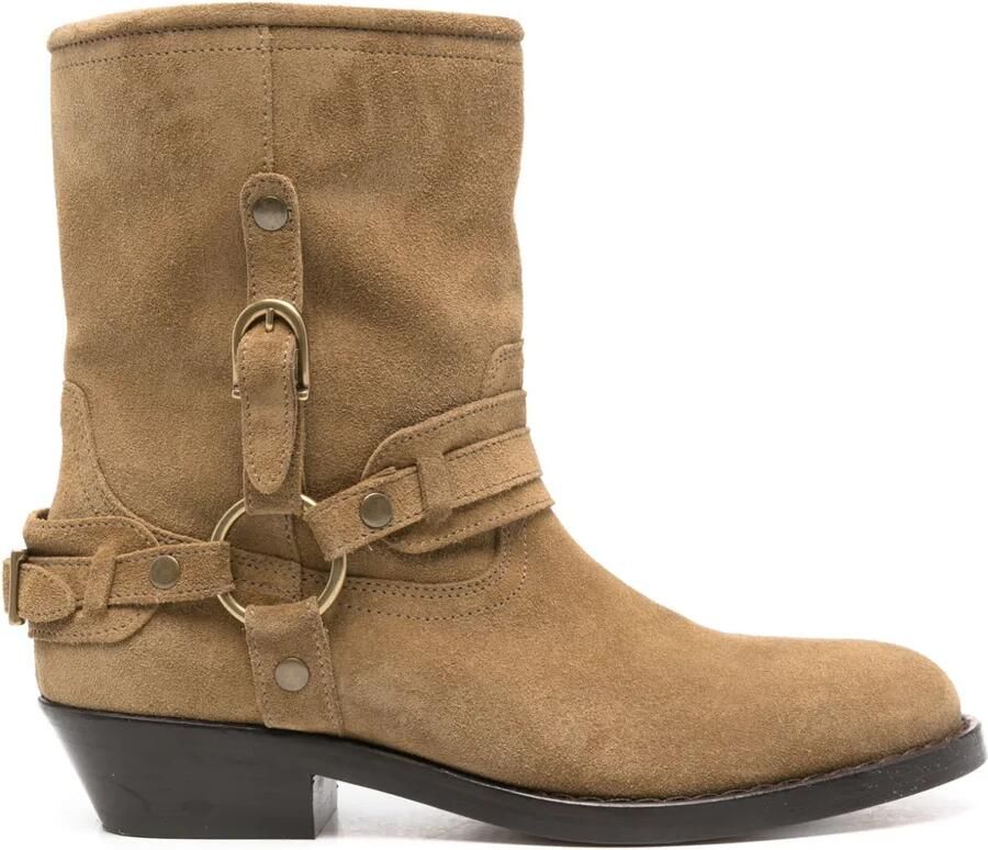 ISABEL MARANT Ildred suède laarzen Beige