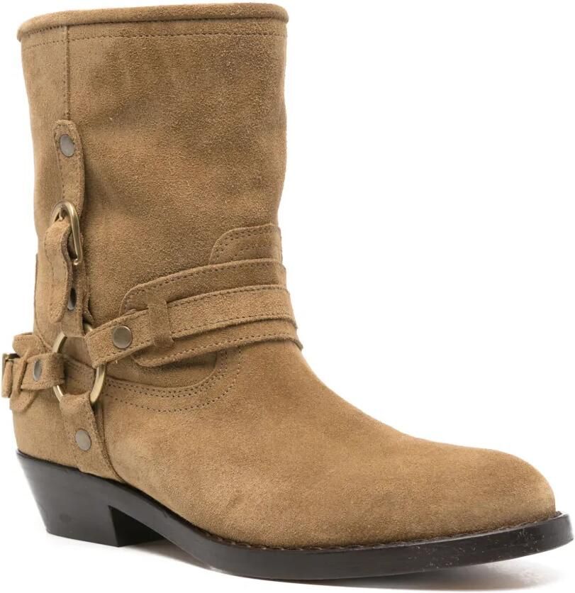 ISABEL MARANT Ildred suède laarzen Beige - Foto 3