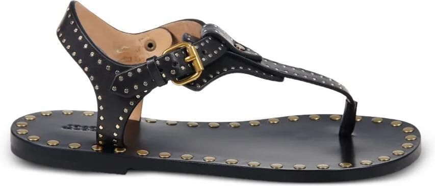 ISABEL MARANT Joony sandalen met studs en gesp Zwart