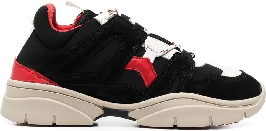 ISABEL MARANT Kindsayh sneakers met mesh Zwart