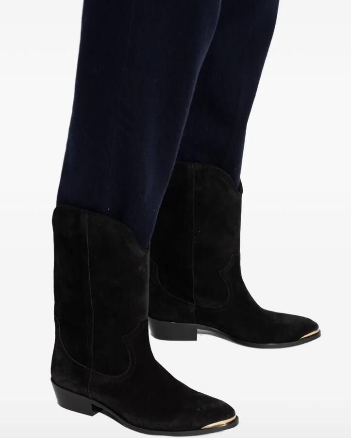 ISABEL MARANT Laarzen met Western-stijl en blokhak Zwart - Foto 2
