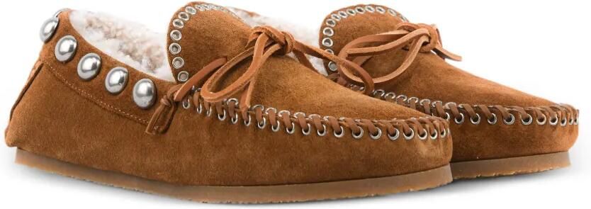 ISABEL MARANT Lammy loafers Bruin - Foto 4