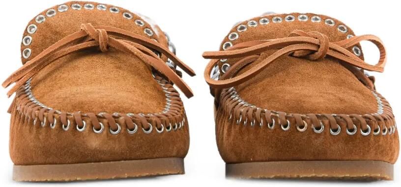 ISABEL MARANT Lammy loafers Bruin - Foto 3