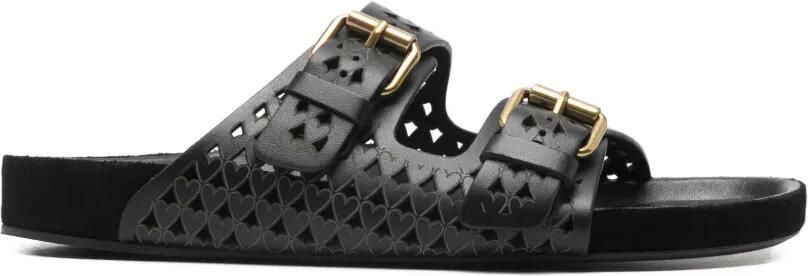 ISABEL MARANT Lennyo sandalen met gesp Zwart