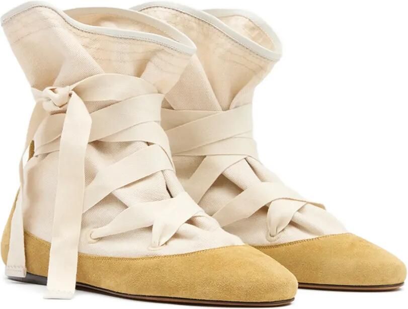 ISABEL MARANT Letiz laarzen Beige - Foto 5