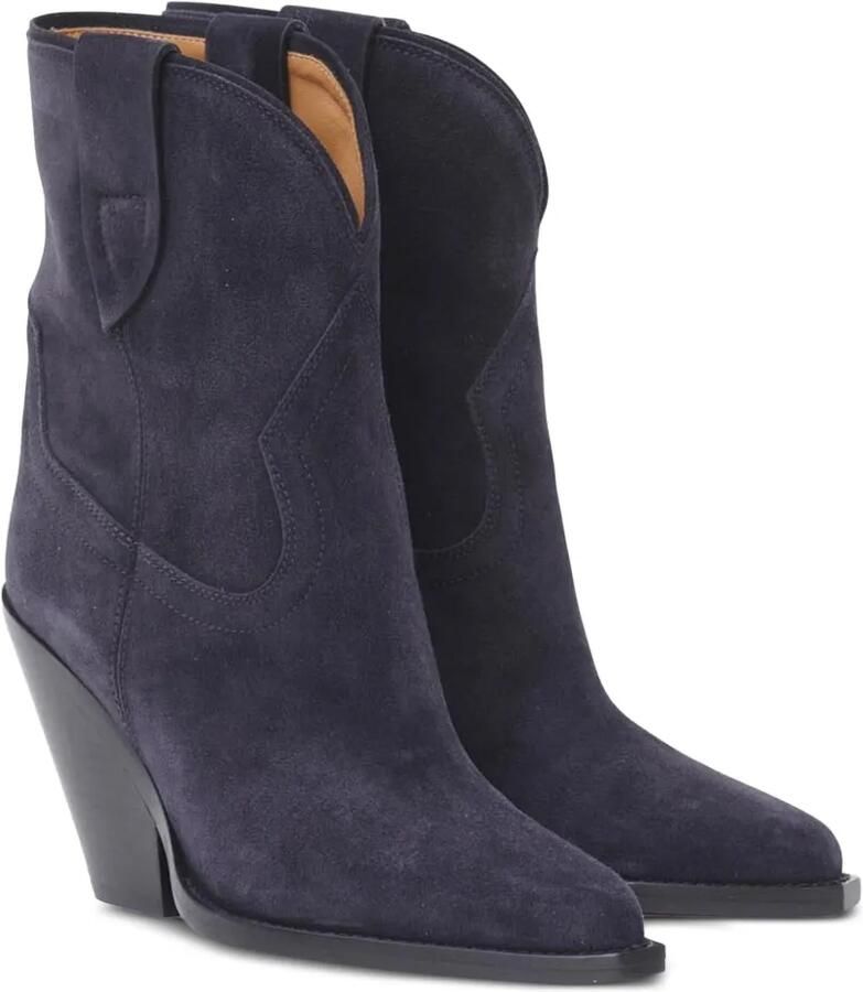 ISABEL MARANT Leyane laarzen met hoge hak en Western-stijl Zwart