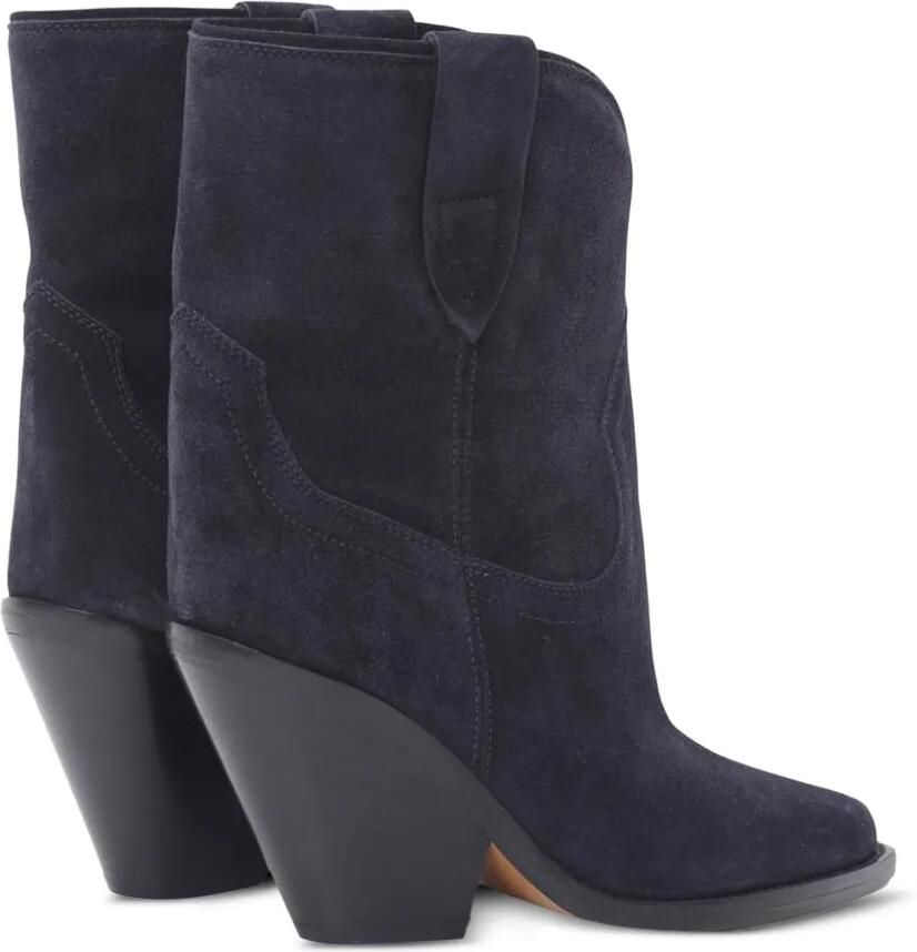 ISABEL MARANT Leyane laarzen met hoge hak en Western-stijl Zwart - Foto 2
