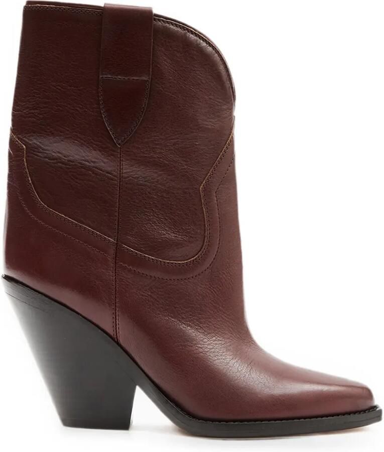 ISABEL MARANT Leyane laarzen Rood