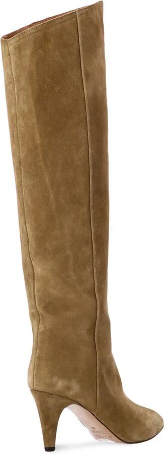 ISABEL MARANT Lispa suède knielaarzen Beige - Foto 4