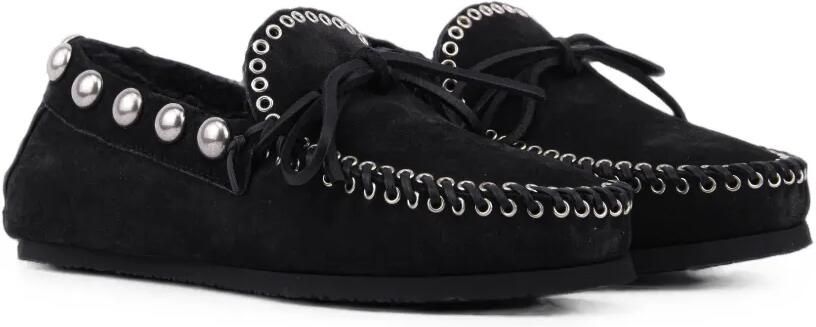 ISABEL MARANT Loafers verfraaid met studs Zwart - Foto 5