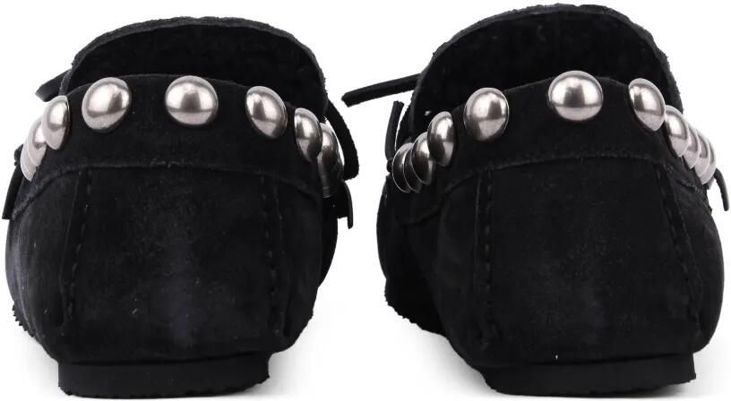 ISABEL MARANT Loafers verfraaid met studs Zwart - Foto 3