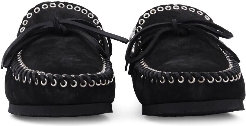 ISABEL MARANT Loafers verfraaid met studs Zwart - Foto 4
