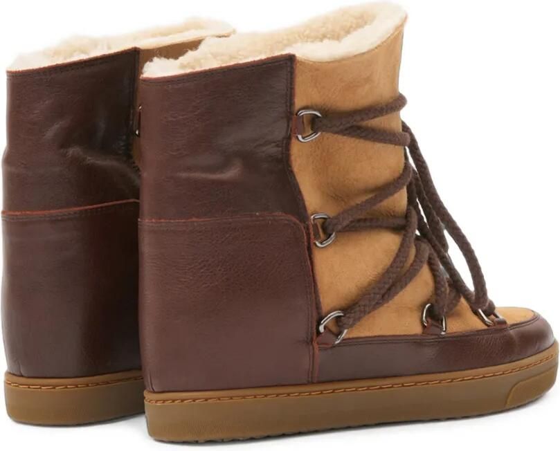 ISABEL MARANT Nowles enkellaarzen Beige - Foto 5