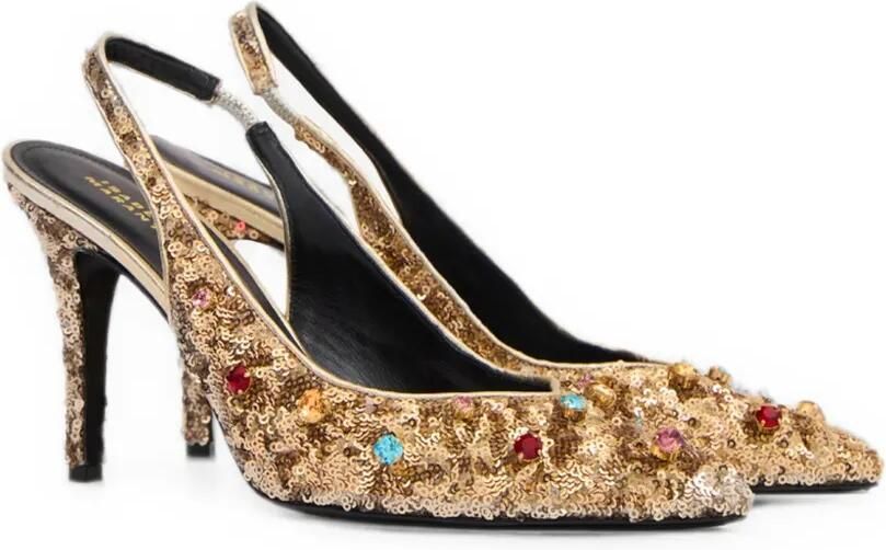 ISABEL MARANT Pafya pumps met pailletten Goud - Foto 4