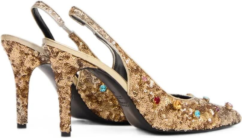 ISABEL MARANT Pafya pumps met pailletten Goud - Foto 5