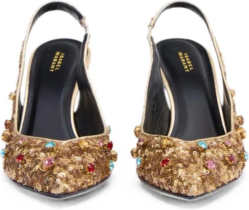 ISABEL MARANT Pafya pumps met pailletten Goud - Foto 3
