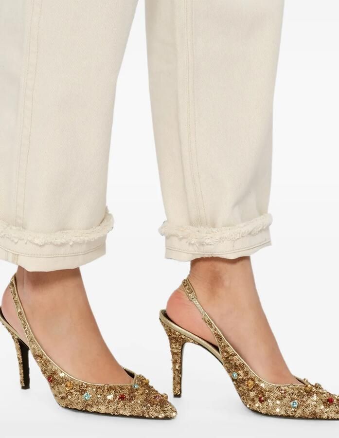 ISABEL MARANT Pafya pumps met pailletten Goud - Foto 2