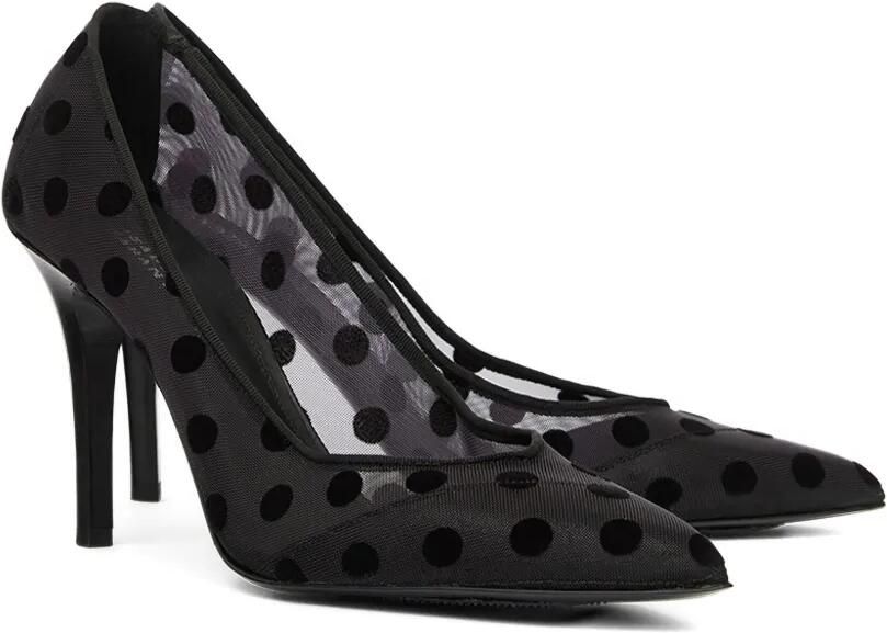 ISABEL MARANT Pristy tulen pumps met stippen Zwart - Foto 4