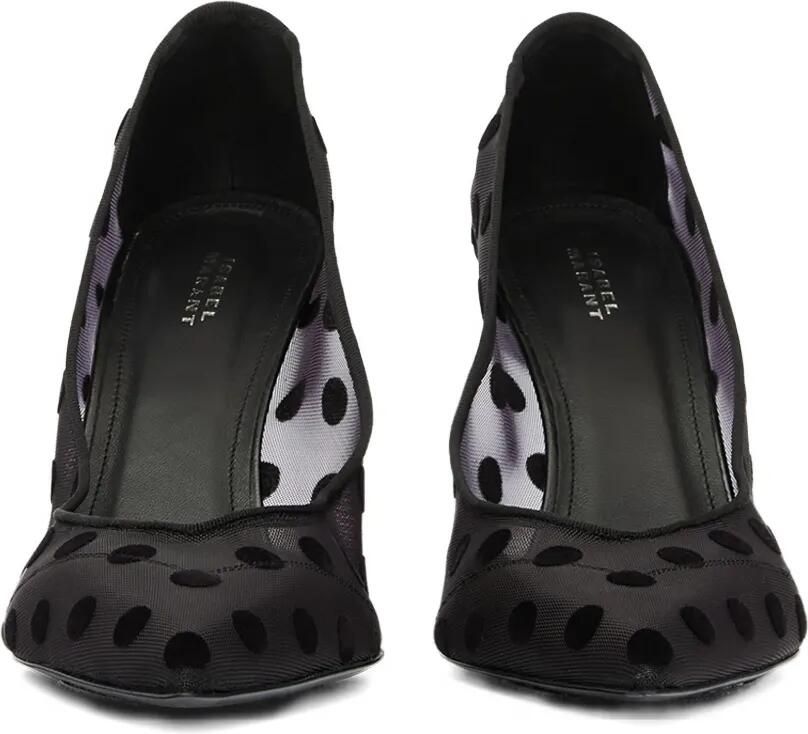 ISABEL MARANT Pristy tulen pumps met stippen Zwart - Foto 3