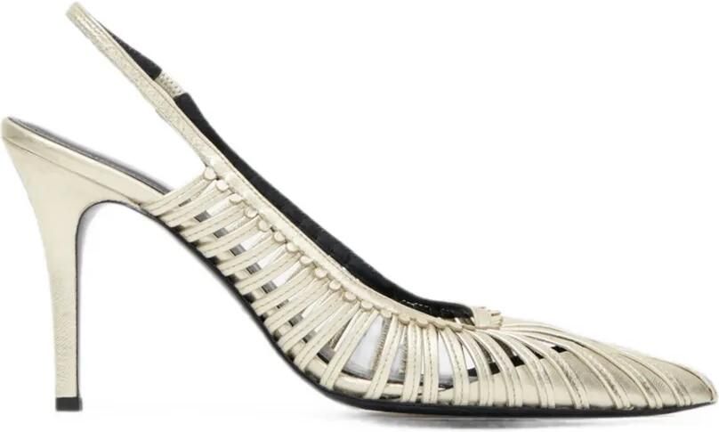 ISABEL MARANT Pysma gekooide pumps Goud