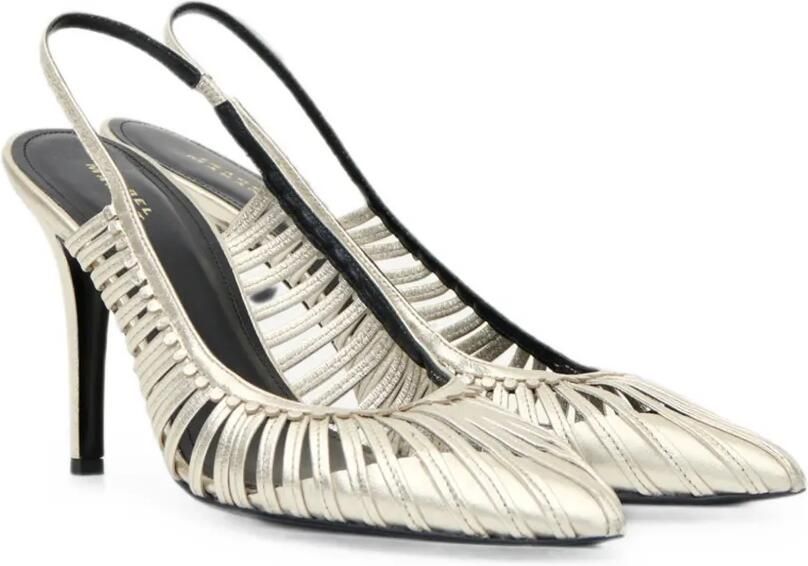ISABEL MARANT Pysma gekooide pumps Goud - Foto 4