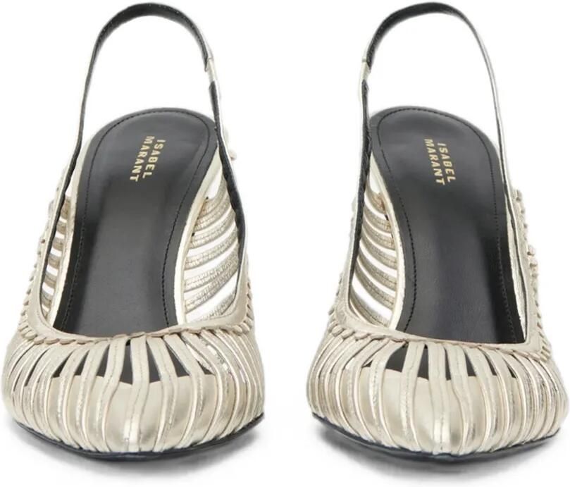 ISABEL MARANT Pysma gekooide pumps Goud - Foto 2