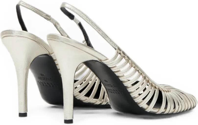 ISABEL MARANT Pysma gekooide pumps Goud - Foto 5